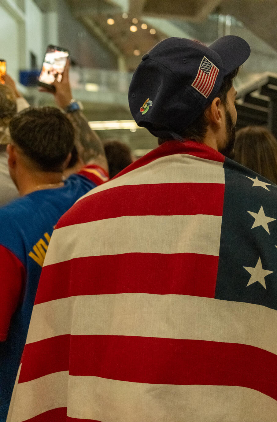 Miami, FL (World Baseball Classic). Wrapped in it.